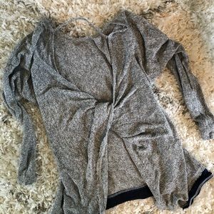 Open cross back sweater